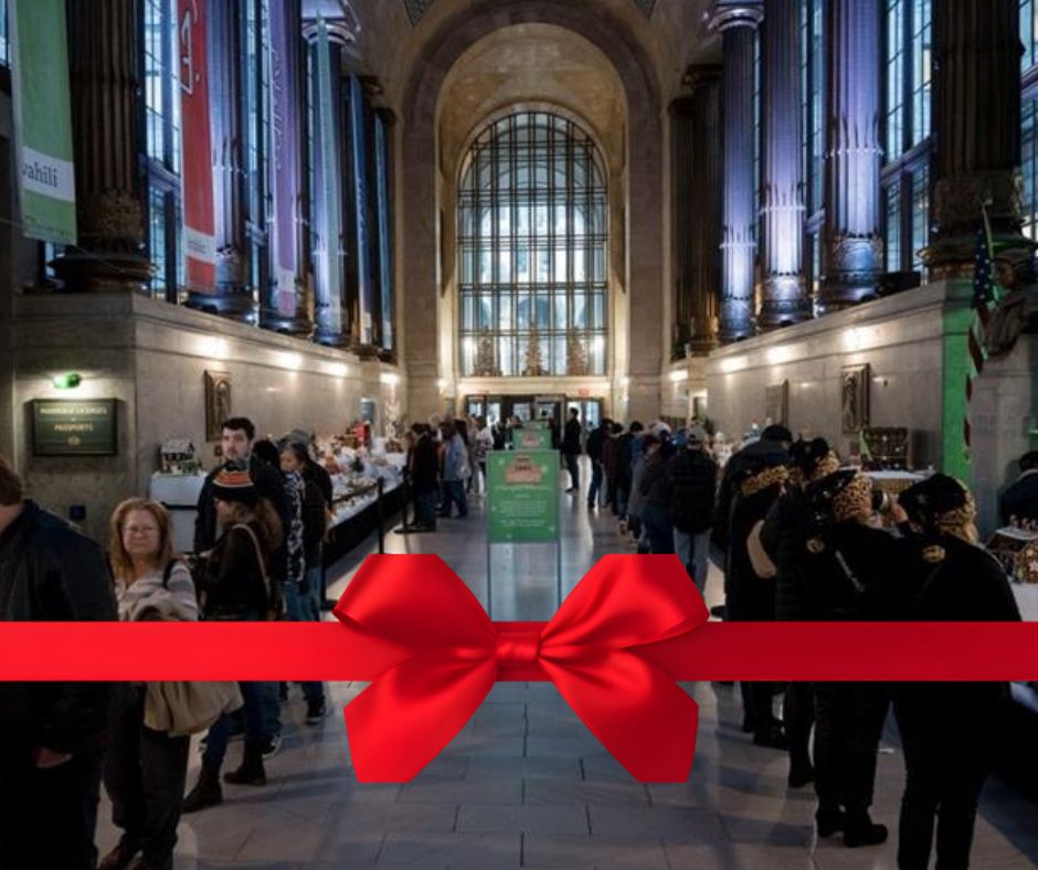 Today we cut the ribbon on the on the 23rd Annual Gingerbread Display pres. by <a href="/Clearview_FCU/">Clearview FCU</a>! 🎀

🏢City-County Building
🕛12:00PM
☕️Hot Chocolate
🍪<a href="/EatnPark/">Eat'n Park</a> Cookies
🏆Awards Presentation

See you soon, as we kick off this magical <a href="/Pittsburgh/">City of Pittsburgh</a> holiday tradition!