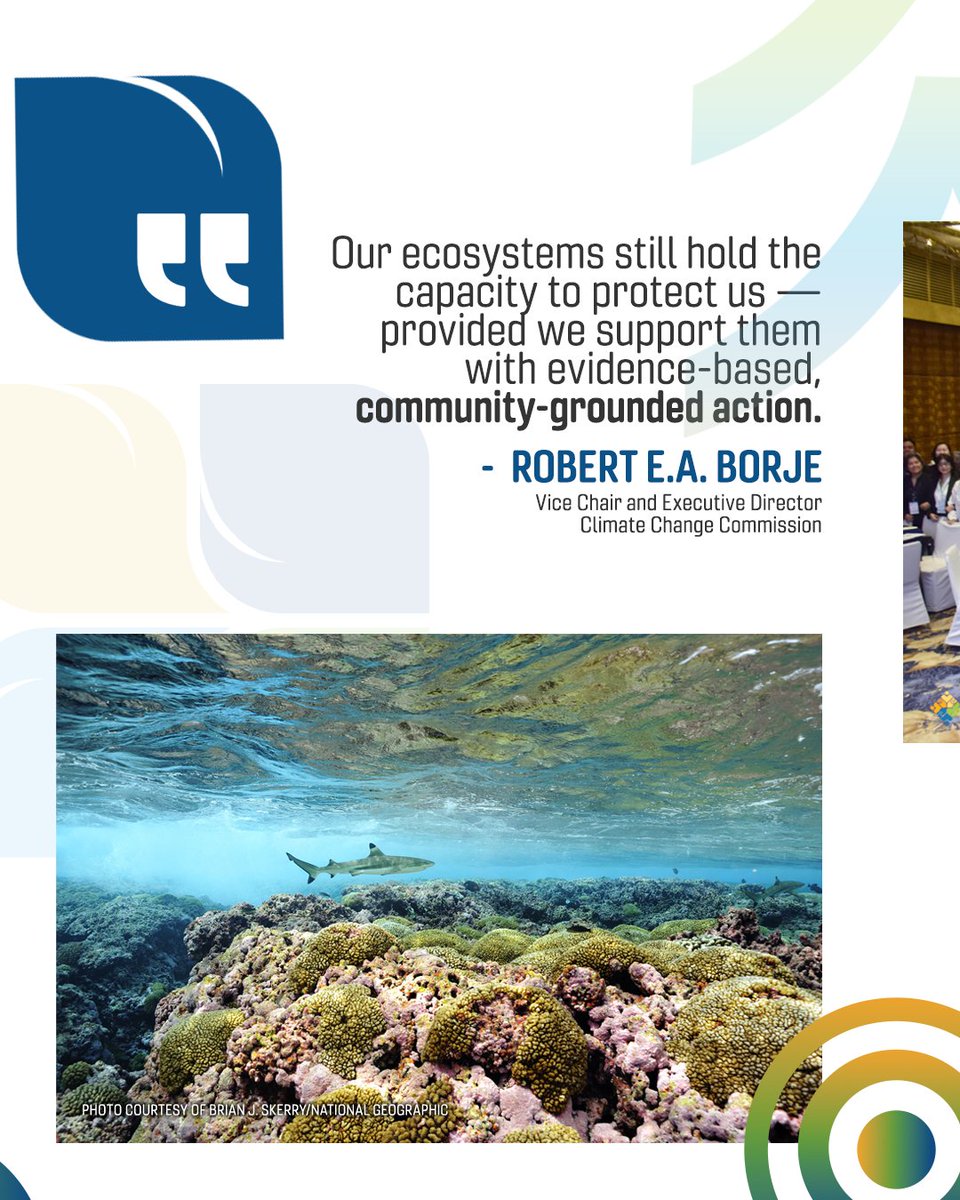 CCCPHL's tweet image. From November 18 to 20, the conference convened policymakers, scientists, community leaders, and the private sector to turn evidence into actionable strategies on Nature-based Solutions (NbS) and integrated resource management.