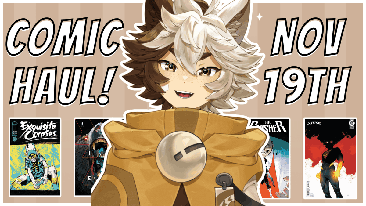 HI HELLO 

I made my first youtube video of me yapping about comics if you'd like to hear about some of the stuff I'm reading this week <3 

I'd love if you guys could check it out and let me know if you like it! 

youtube.com/watch?v=UKUFng…