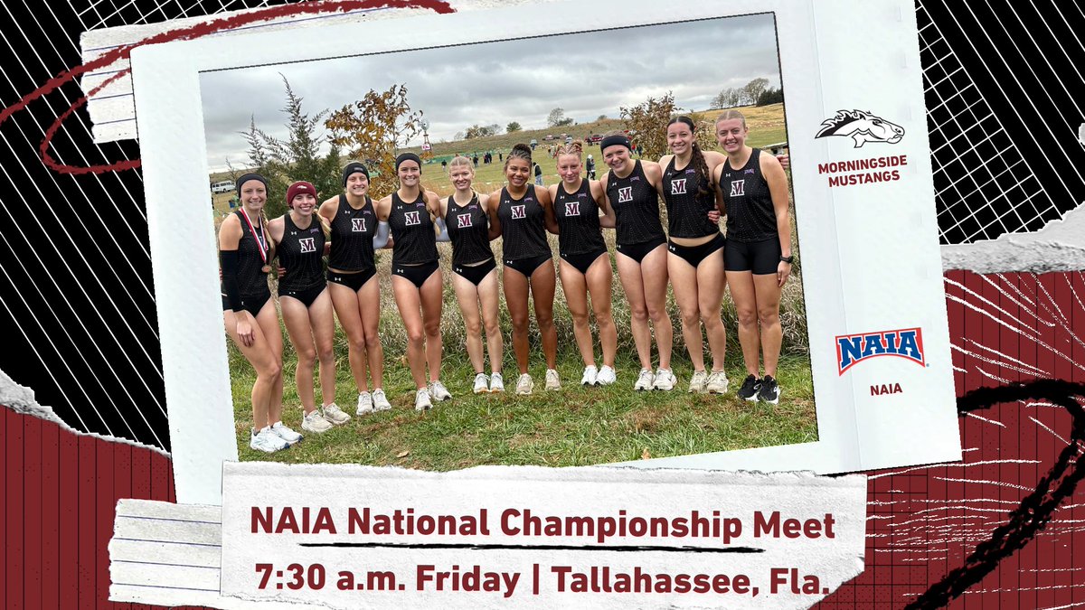 W🏃‍♀️
🏆 NAIA National Championship 
📆 Friday
⏰ 7:30 a.m.
📍 Tallahassee, Fla. 
📊📹 mside.me/today