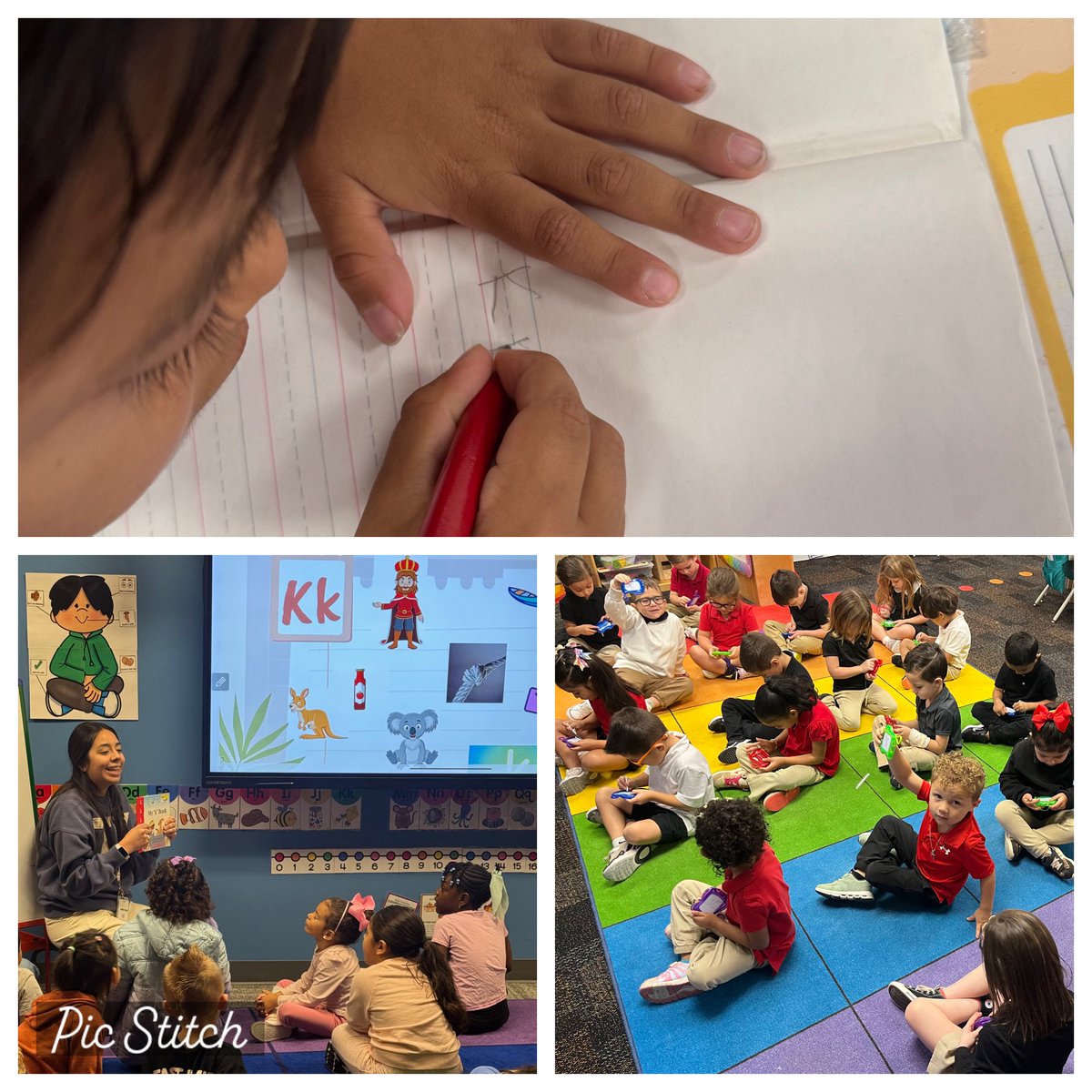 MISDEarlyEd's tweet image. K is for fun in Pre-K! 🎨📚 Our little learners practiced the letter K to strengthen phonemic awareness and love for letters. #MISDPreK #EarlyLiteracy #StudentExperience