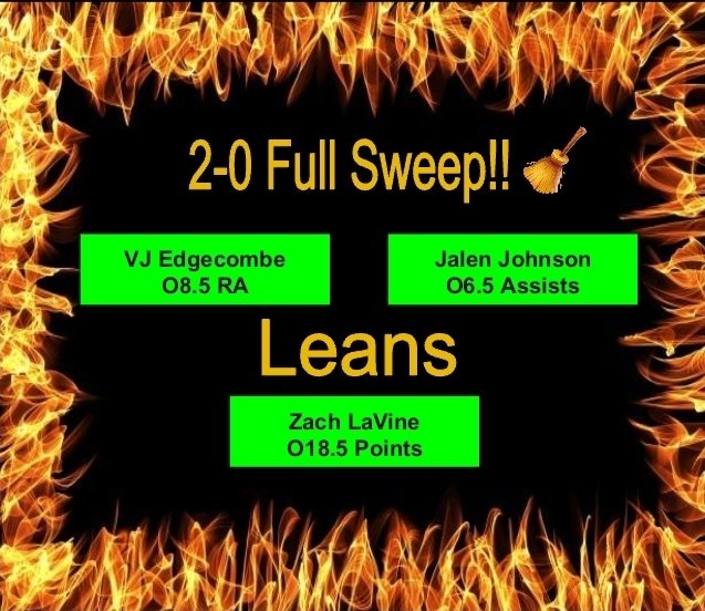 elixir_mixers's tweet image. Full Sweep 🔥🔥 on the Best Bets and the Lean in Thursday NBA!!!