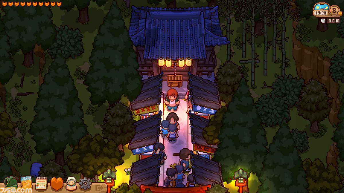 famitsu's tweet photo. 日本の田舎暮らしを体験できるスローライフシム『にほんの田舎ぐらし』Switch/Steam向けに発売決定。都会の喧騒に疲れたら、田舎に帰ろう
https://t.co/6ytsS5rq7M

Apple Arcadeで1位を獲得した話題作がPC、コンシューマー向けに登場。花見、夏祭り、初詣など、季節行事も楽しめる。 https://t.co/Rw1mngOO8l