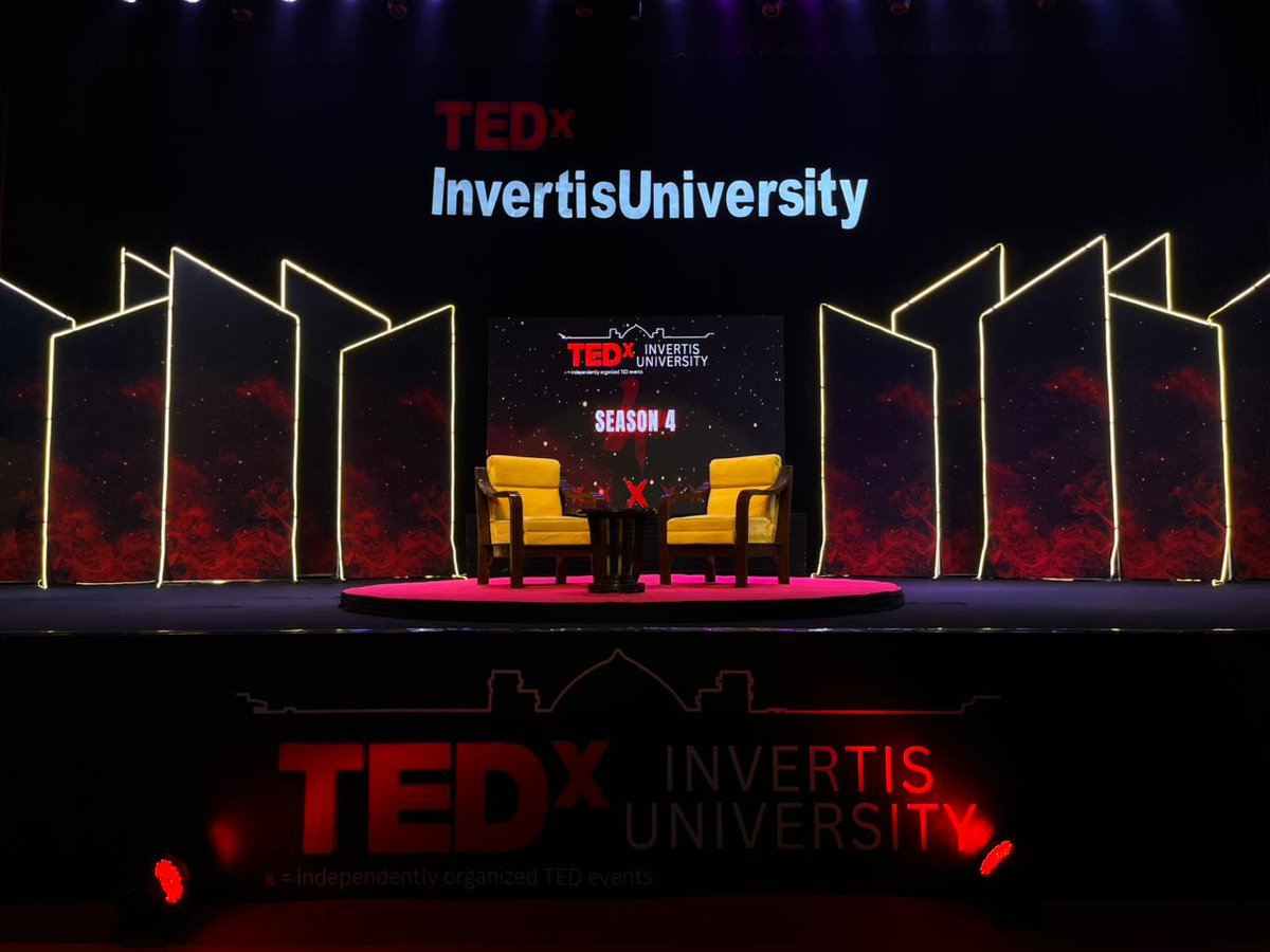 ayush9196's tweet photo. What I love about Pratika Rawal at Invertis is how she speaks from real experience ✨
She makes you think without making it heavy — confident, clear, and effortlessly simple 🎯
No wonder students loved every moment 🙌
Pratika Rawal at Invertis.
#PratikaRawal #InvertisUniversity #Inspiration #CampusTalks