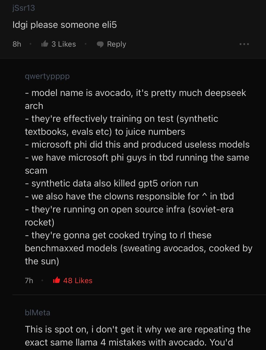 Eu me recuso a acreditar que seja real.
 Se for verdade, isso explica perfeitamente o problema.
 A Meta não consegue ado