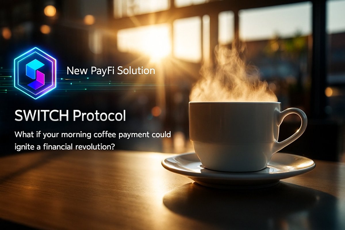 protocol_switch's tweet image. 🚀&quot;What if your morning latte could grow an entire network?&quot;  

⚡️Traditional Payments = Pay → Stop 
⚡️SWITCH Payments = Pay → Rewards → Network Strengthening → Value Regeneration

Welcome to SWITCH
📘medium.com/@switchprotocol
