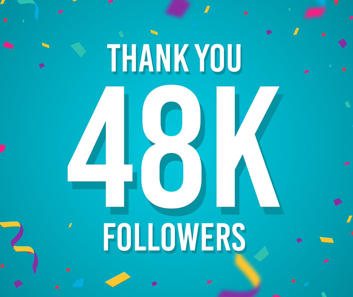 Thank you so much Fam 🙏🏽 
We hit 48k followers 🥰