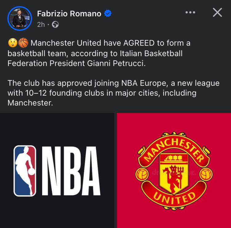 cmatomuziq's tweet photo. Huku EPL wametishwa mpaka wakaamua kujaribu NBA… Manchester United wamesema maybe kwenye basketball tutashinda kitu!
#manchesterunited https://t.co/ebwUGjNNyW