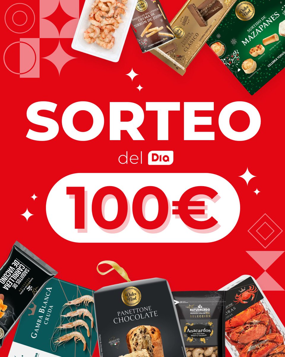 DIA_Esp's tweet image. 🤩 Sorteo del Dia 🤩

No me digas que no te gustaría llevarte 100€ para tus compras en Dia… 👀 Porque si dices que no, no cuela 🤪
¿Cómo participar?

• Seguir a la cuenta oficial de @dia_esp
• Menciona a un amigo
• Like y RT
👉 Tienes hasta el miércoles 26 (incluido) para…