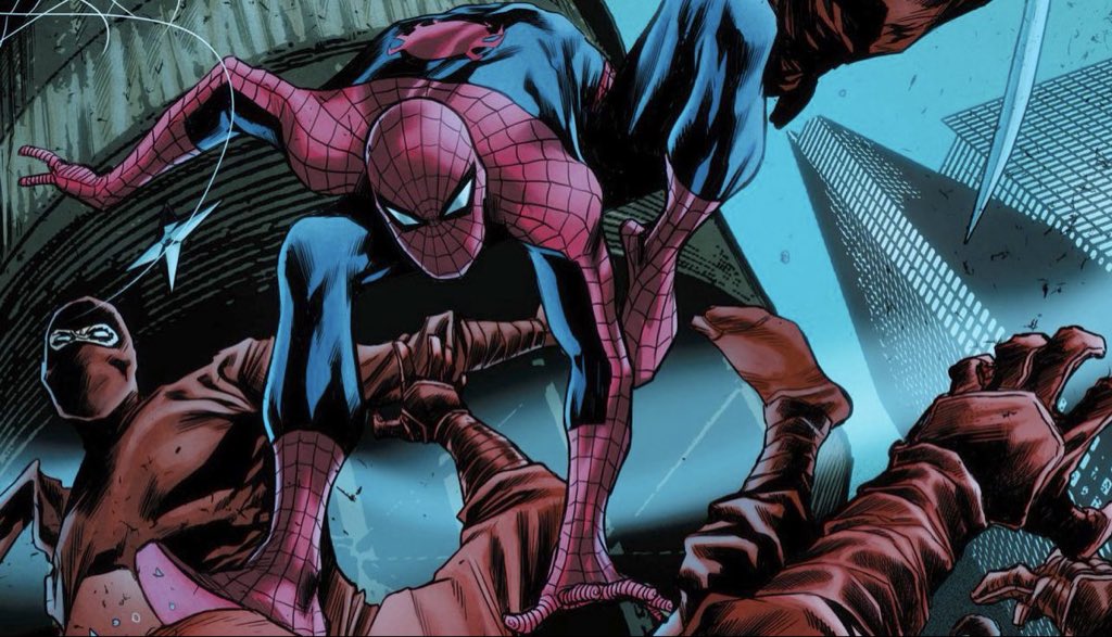 A massive fight sequence featuring an army of ninjas has already been filmed for #SpiderManBrandNewDay