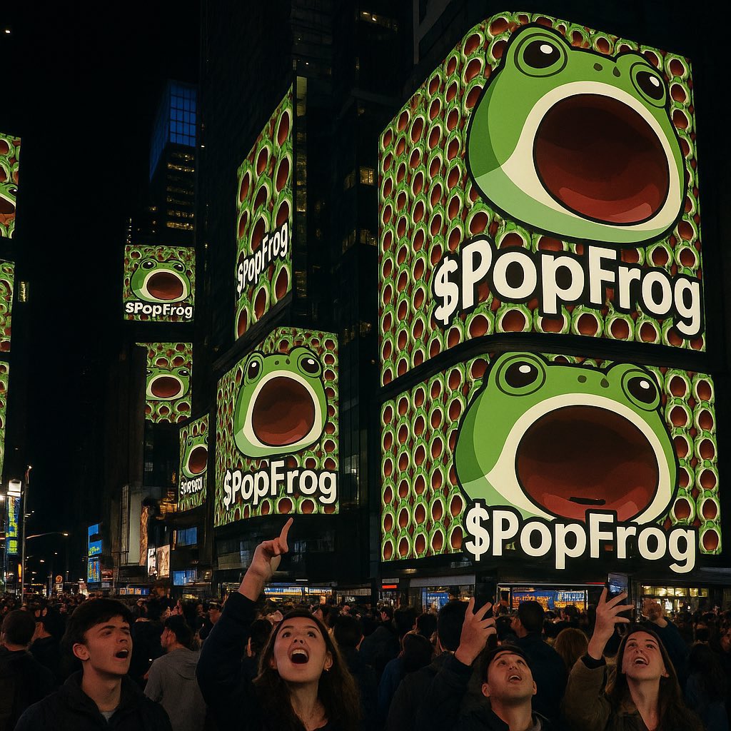 $Popfrog world order soon? Pop pop. 🐸