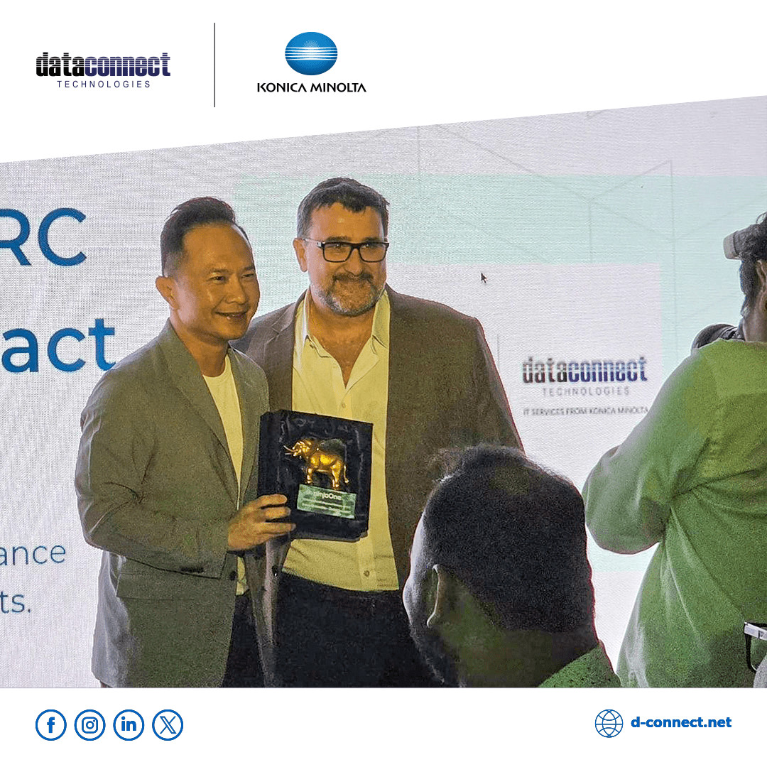dataconnectt's tweet image. Data Connect Technologies and Konica Minolta have been honored with the NinjaONE SAARC/ASEAN Regional Impact Award 2025. This achievement reflects our strong collaboration and commitment to delivering RMM solutions that resolve endpoint challenges for businesses.