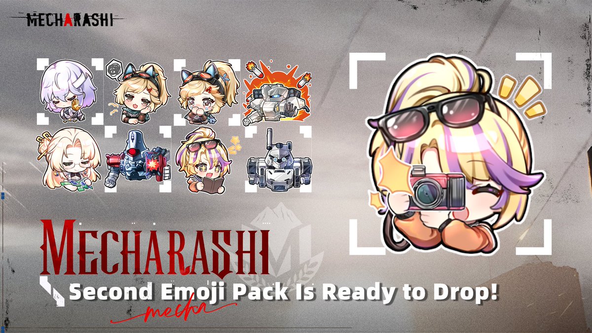 Milkhama Hot Gossip: Mecharashi's Second Emoji Pack Is Ready to Drop!

Milkhama's been heating up lately, with countless heart-racing scenes unfolding all over the island! Our street photographer has captured every iconic look, and now it's here—Mecharashi Emoji Pack Vol.2 has