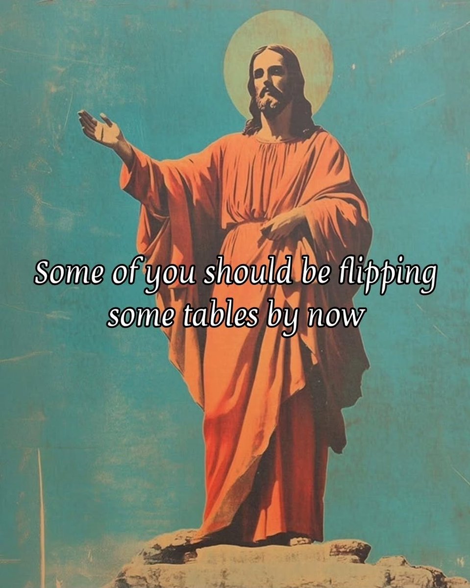 The temple needs cleansing again. It's long overdue