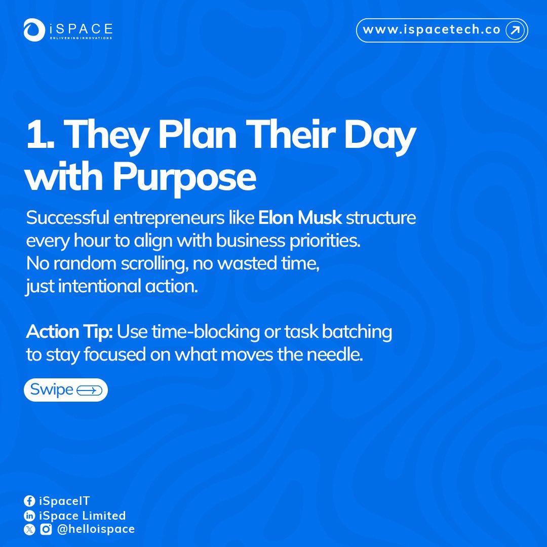helloispace's tweet image. Success in the digital space doesn’t happen overnight, it’s built through habits, structure, and the right mindset.

We help entrepreneurs and startups build digital systems that attract growth, trust, and visibility.
Ready to scale smarter? Send us a DM to get started.

#tech