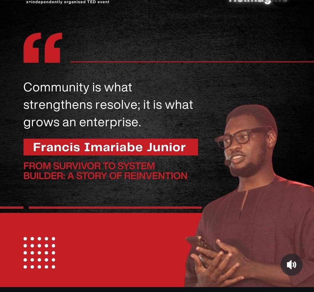 imariabe_jnr's tweet image. Excerpt from my TEDx Adesuwa talk.

#TEDx 
#ReimagineBenin
