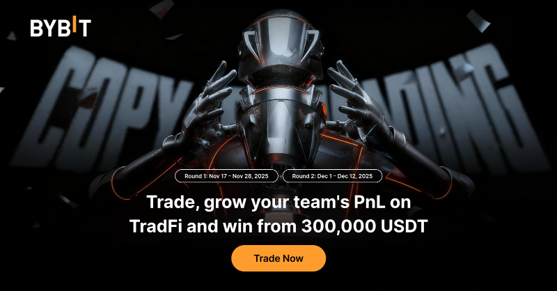 Bybit_Official's tweet photo. Trade top US stocks, and compete for your share of 300,000 USDT.
