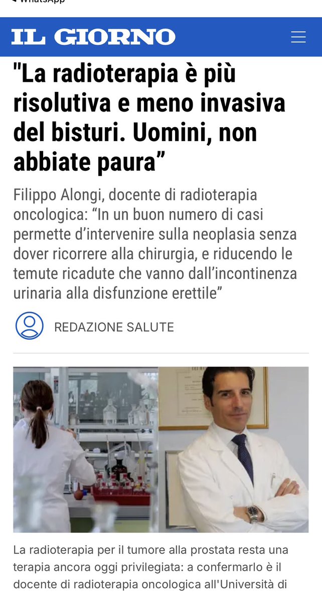 alongi_filippo's tweet image. Novembre, mese della prevenzione maschile. Cerchiamo di ricordare all’opinione pubblica e ai colleghi che la radioterapia nel tumore della prostata e’ una opzione non invasiva e altrettanto efficace!  #movember #ProstateCancer #radonc