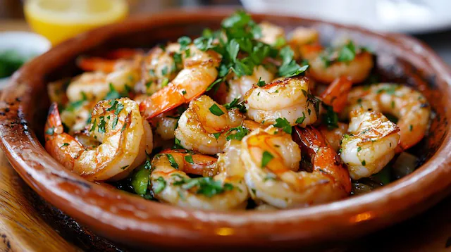 spanishkitchen5's tweet image. Le plat qui sent l&apos;Espagne avant même d’arriver à table, les gambas al ajillo 🔥🧄

De l’ail qui crépite, de l’huile d’olive qui danse, des gambas qui rougissent comme si on leur avait fait un compliment 😅

Attention : l’ail, ça rapproche… ou ça éloigne 🍤💥