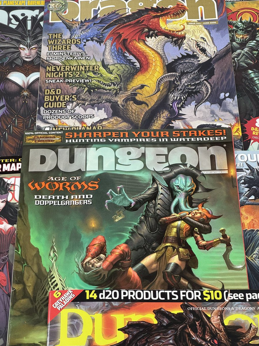 There’s over 125 issues of Dungeon and Dragon magazines in store! Looking for adventure or inspiration? Find them all here 

theunrealitystore.co.uk/collections/rp…

#dragonmagazine #dungeonmagazine #dungeonsanddragons #rpgmagazines #ttrpgs #unrealitystore
