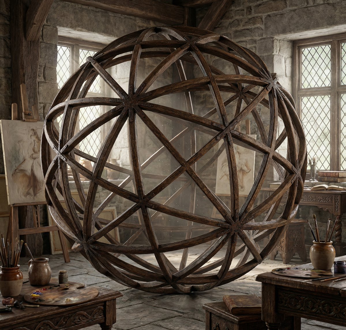 Nano Banana Pro に、この↓の図形を渡して実写風にしてもらったら