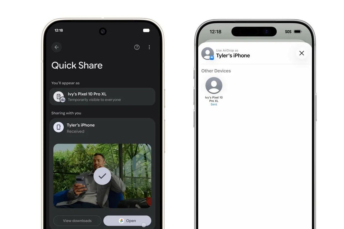 BlogNT's tweet image. 🤯🤝 Quick Share x AirDrop : Google et Apple brisent ENFIN la barrière du partage entre Android et iPhone ! Le futur de la mobilité est ouvert. 🔥👇

blog-nouvelles-technologies.fr/349938/quick-s…

#QuickShare #AirDrop #Interoperabilité #Tech #Nouveauté #Futur
