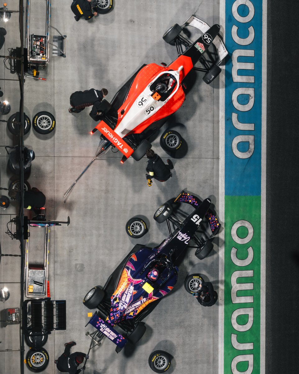 F1LasVegas's tweet image. A qualifying session for the ages set us up for an epic #F1Academy Championship Weekend.

#LasVegasGP