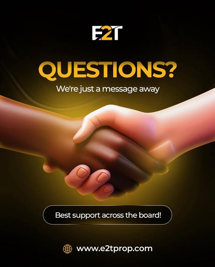 e2tprop's tweet image. Got doubts? Our support team is always ready to guide you. Fast, friendly, and trader-focused. 

#E2TProp #TraderSupport #HereToHelp