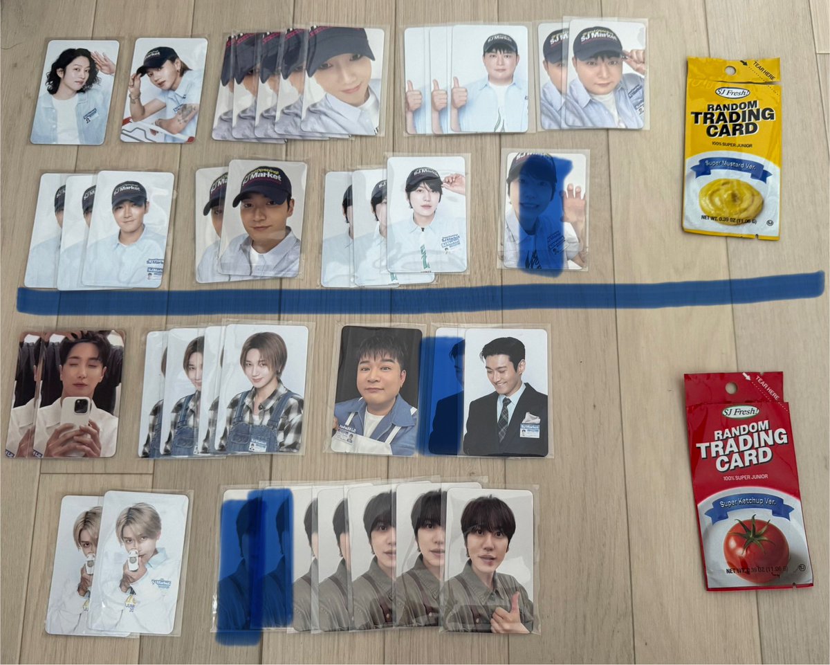 更新】SUPERJUNIOR SJマーケット SJMARKET トレカ 交換 譲:写真1枚目