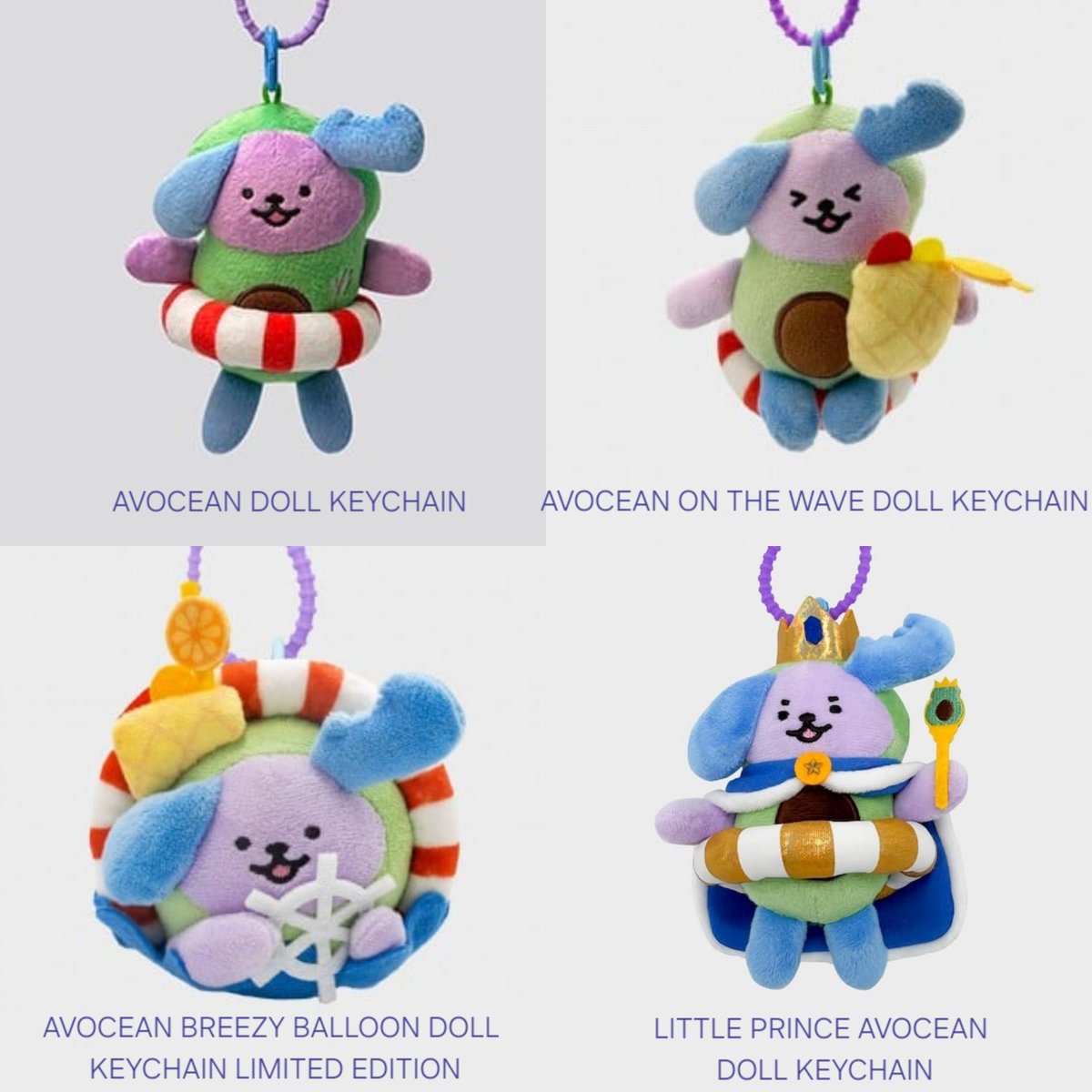 หลานอะโวเชี่ยนมีมาแย้ว 4 แบบ 4 สี 4 เวอร์ชั่น 🐶🥑🌊🛟 • AVOCEAN