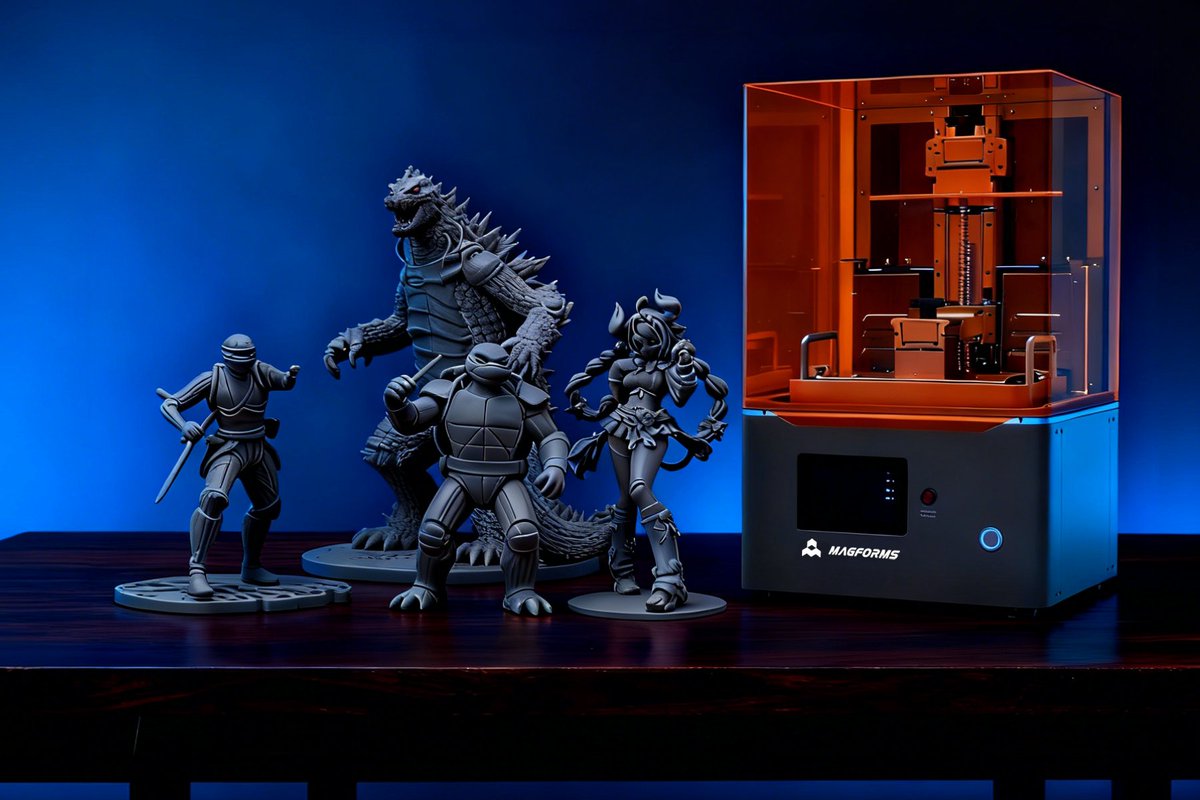 magforms's tweet image. Magforms P10 is an industrial SLA 3D printer for anime figures, delivering high precision and reliable mass production. It bridges the gap between intricate artistic detail and manufacturing efficiency with its integrated workflow solution.
#Magforms #3DprinterP10 #P10