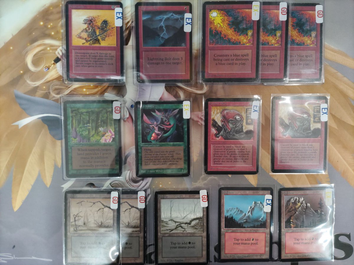 入荷告知】 アルファ版の 《対抗呪文/Counterspell》 《暗黒の儀式