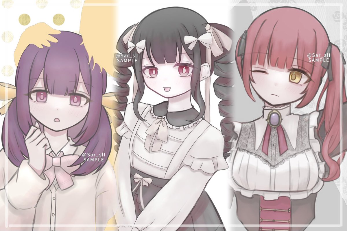 Sar_slI's tweet image. 【 無償企画 】
サンプルに使用しても良い方のみ
♡⸝⸝参加方法：RP＆フォロー
(引用RPで確率🆙)
♡⸝⸝募集期間：本日 23:59〆
♡⸝⸝募集人数：1~2人

是非、ご気軽にご参加ください♡⸝⸝
 #無償企画  #無償依頼  #無償夢絵  #無償夢絵企画