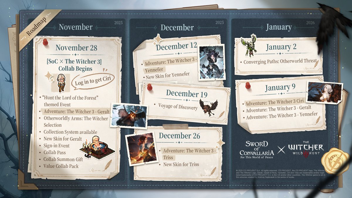 Dear Voyager,

Feeling overwhelmed by all the upcoming content? No worries — we’ve got you covered!
Here’s the Content Roadmap to help you keep track of what’s coming and plan your journey with ease!

🐺 Stay tuned, and enjoy the adventure ahead!