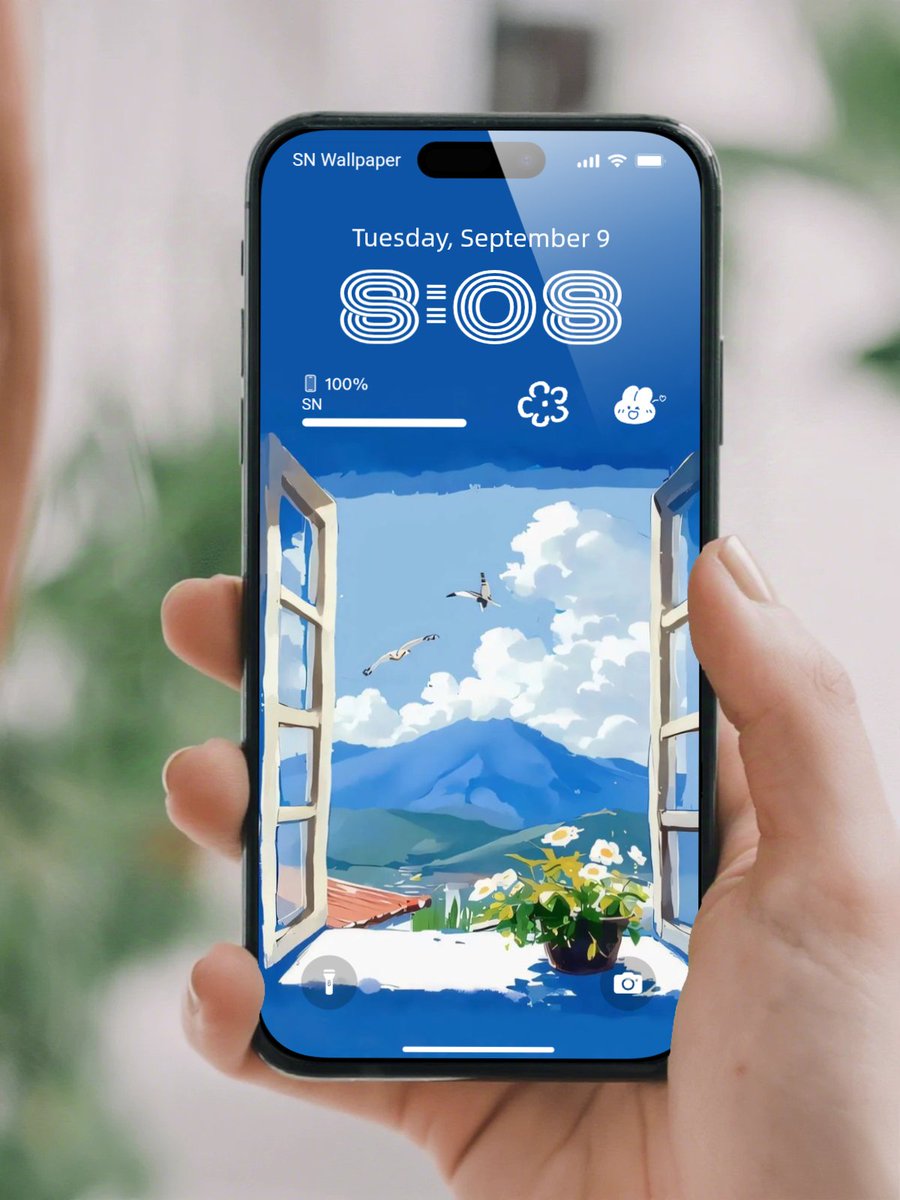 SnWalpaper4K's tweet image. Window Open, finding peace ✌️🕊️ 
      
           #wallpaper #iOS26
