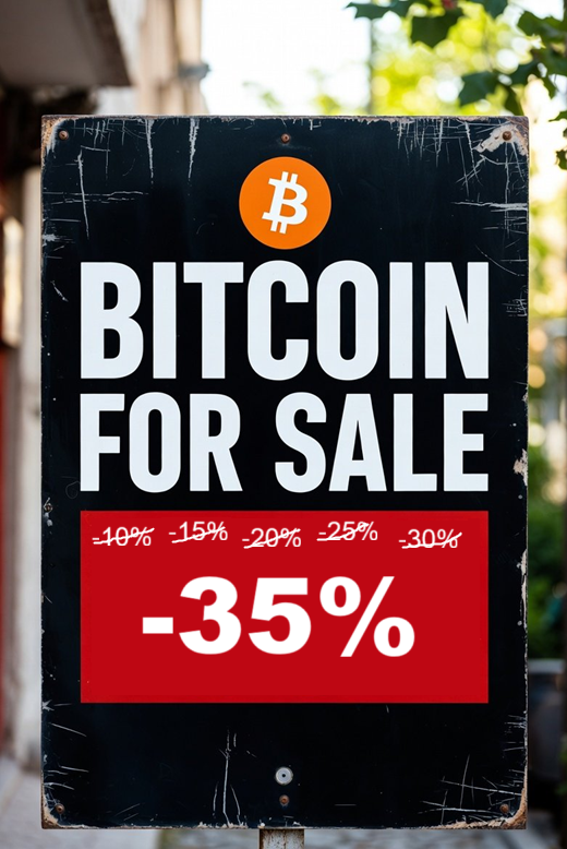 Die Rabatte auf Bitcoin steigen weiter. 🎉🐻