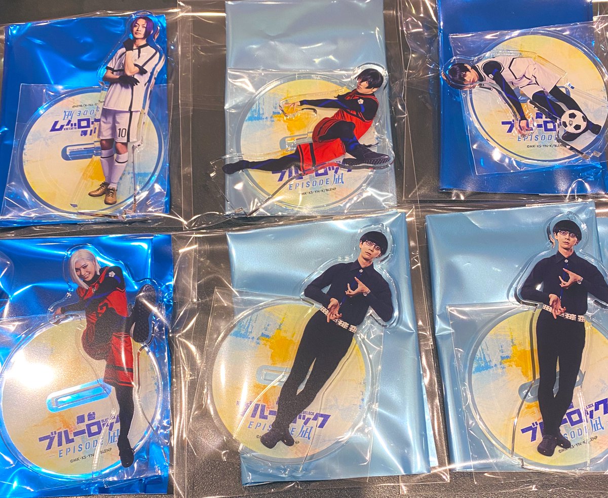 ブルステ 凪 アクスタ 3種セット グッズ-スタンドポップ】劇場版ブルー