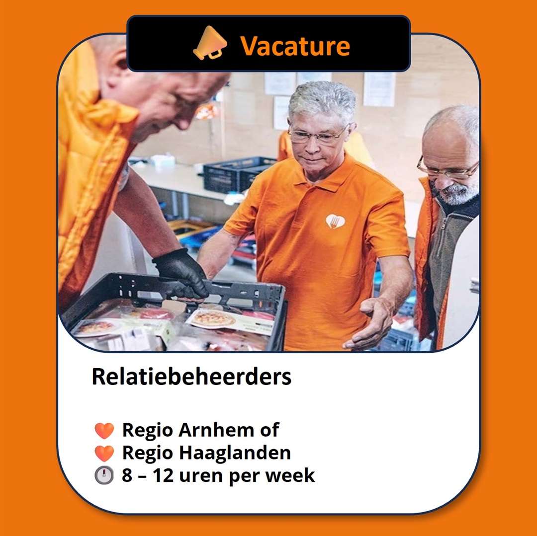 Wij zoeken relatiebeheerders voor regio #Haaglanden: werkenbijvoedselbanken.nl/vacatures/rela… en regio #Arnhem: werkenbijvoedselbanken.nl/vacatures/rela… die een klankbord willen zijn voor de voedselbanken. Wij ontvangen graag je CV &amp; motivatie!
#jebentwelkom #vacature #vrijwilliger #DenHaag #accountmanager
