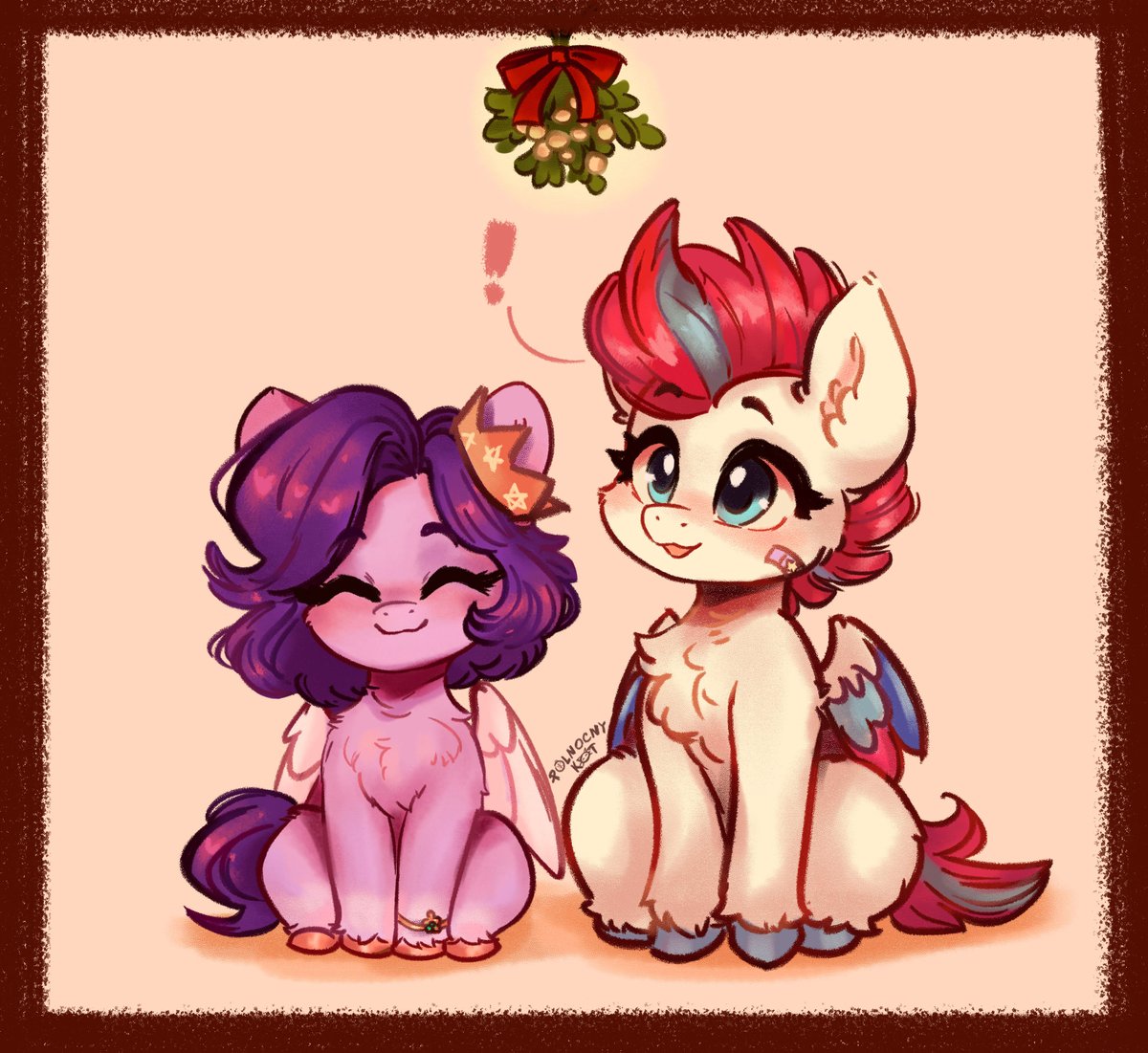 KPolnoc's tweet image. ✨ I don’t know about you, but I’m already craving that winter-holiday magic! ❄️💫
Time to share the vibe, hehe 💕A little comic about younger sisters based on real events!😄
#mlp #mylittlepony #cute #g5 #pipppetals #zippstorm #winter #xmas #Christmas #funny #comics