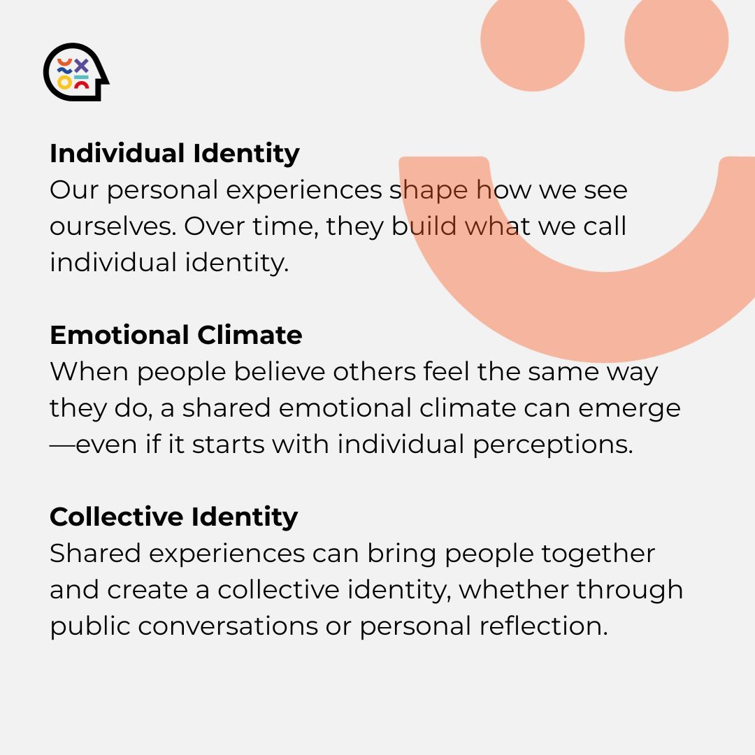 encodemotion's tweet image. Political behaviour emerges from the interaction between individual experiences and collective emotions. ENCODE studies how these layers shape engagement, trust, and democratic resilience.

#ENCODE #PoliticalPsychology #CollectiveExperience #DemocraticResilience #HorizonEurope