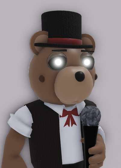 lilBunFilms's tweet image. FREDDY Fazbear!

Got bored so I made the icon for animatronics (In Studio)!
While not looking very robotic I hope I still made it look somewhat like Freddy while keeping the Piggy style.

#roblox #piggy #fnaf