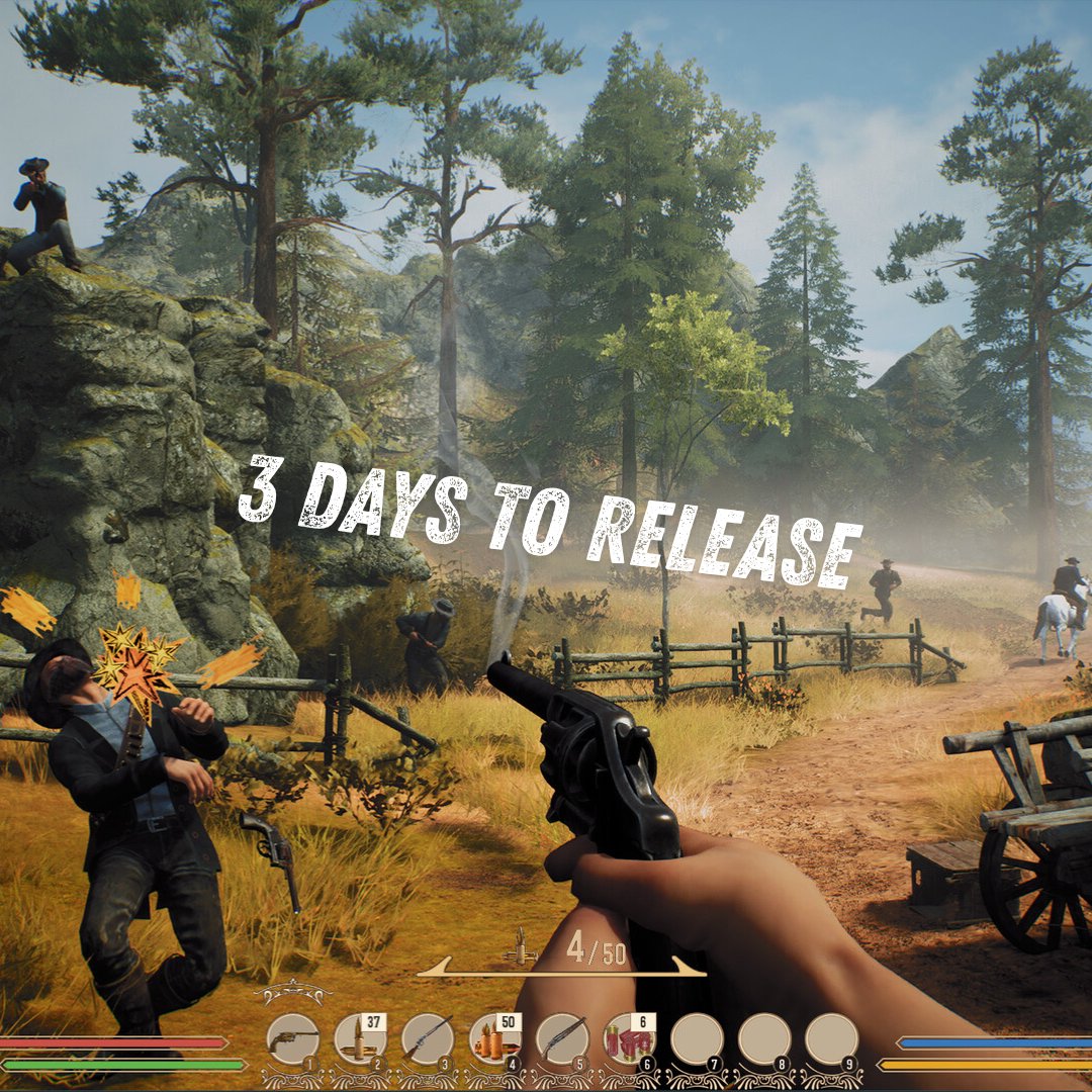tRockGame's tweet image. 🌄 Just 3 days to go! Build your ranch, explore the frontier, and start fresh.
Add it to your wishlist now: cutt.ly/qr6MqQk0

#CowboyLifeSimulator #Simulation #IndieDev #WildWestAdventure