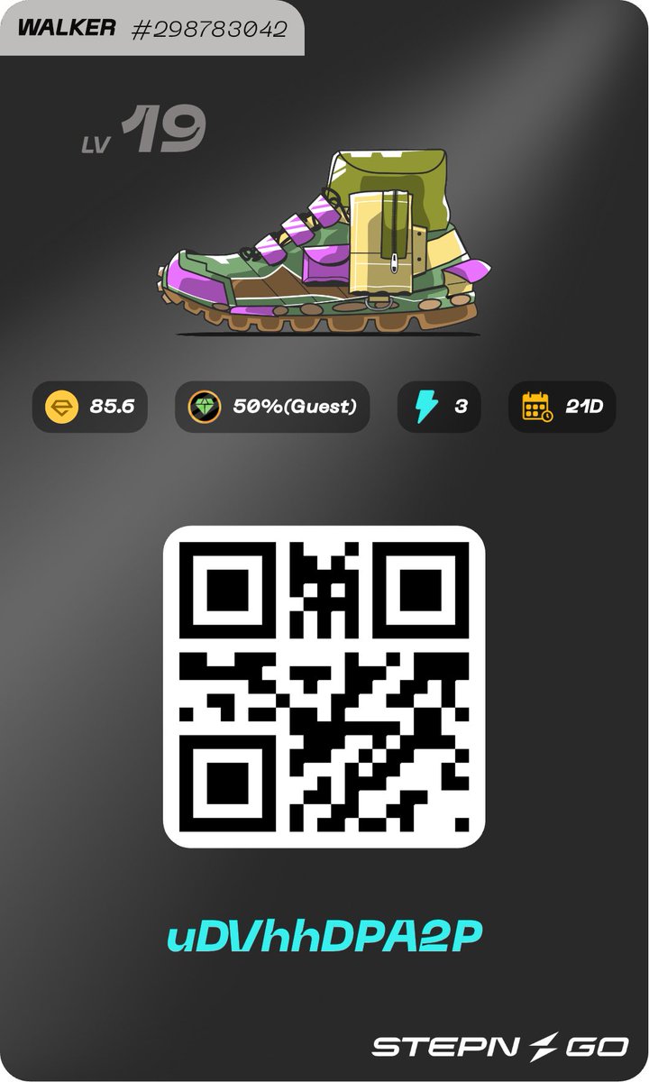 pj_stepn's tweet photo. 🚨🚨HHEEEYYYY GUYSSSS 🚨🚨

Who wants to enter in my HAUSSS?? 👟

⏱️3 weeks 
💰50% for the guest 🚨🚨🚨
⚡️ 3 energies for day
👟Walker 🚨🚨🚨

#Stepn #STEPNGO #StepnGo #GOHAUS #GGT #GMT 

Read the first comment to copy the code 👇👇👇 https://t.co/ROWhHtAFpC