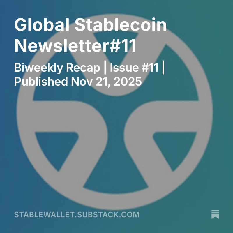 StableWallet_ai's tweet image. Global Stablecoin Newsletter Issue #11
🏦 JPMorgan launches JPMD deposit token on Base 
💰 BNY predicts $3.6T market by 2030 (stablecoins $1.5T) 
🇨🇦 Canada proposes $10M CAD for stablecoin regulation 

Read the full report 👇open.substack.com/pub/stablewall…