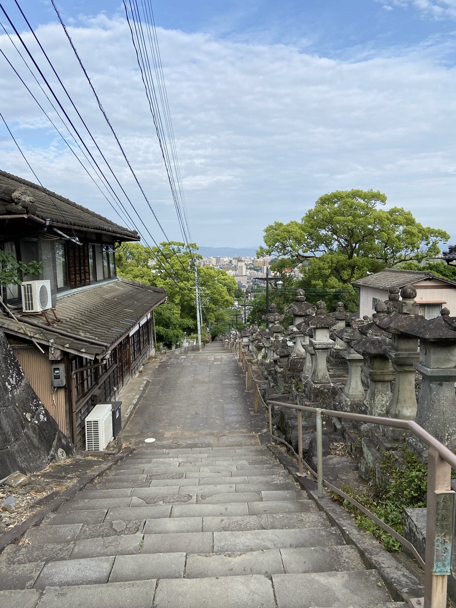 freek001's tweet image. #わたしのパワースポット
加藤清正像（300段の階段の先）