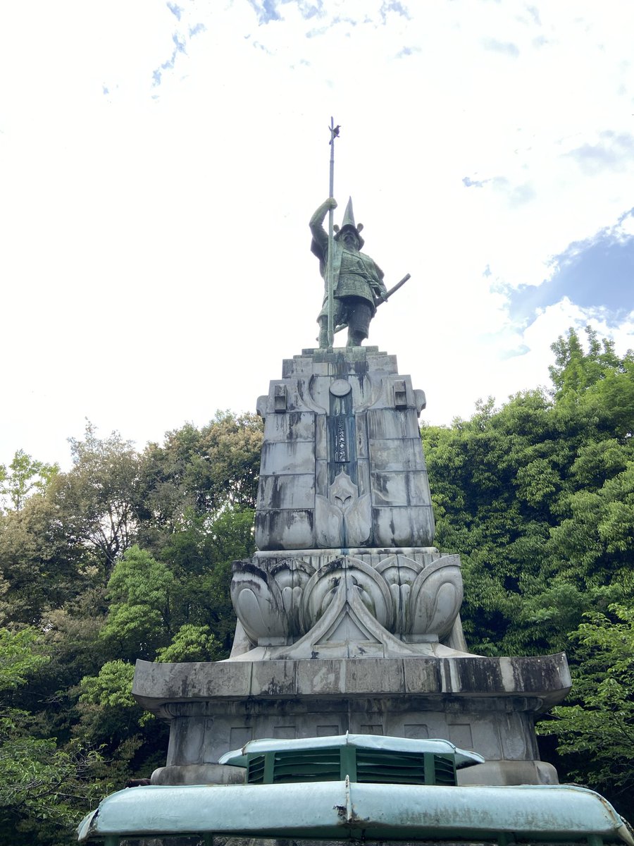 freek001's tweet image. #わたしのパワースポット
加藤清正像（300段の階段の先）