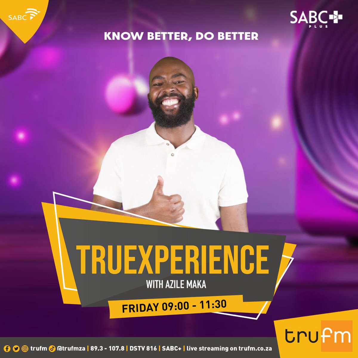 trufm's tweet image. It&apos;s @azilemaka on #truexperience standing in for @babalwagxowa

TruMen are in support of @womenforchange5, we are raising our voices and standing against this pandemic like no one else. #truexperience #knowbetterdobetter #stopgbv❌ #shutdown