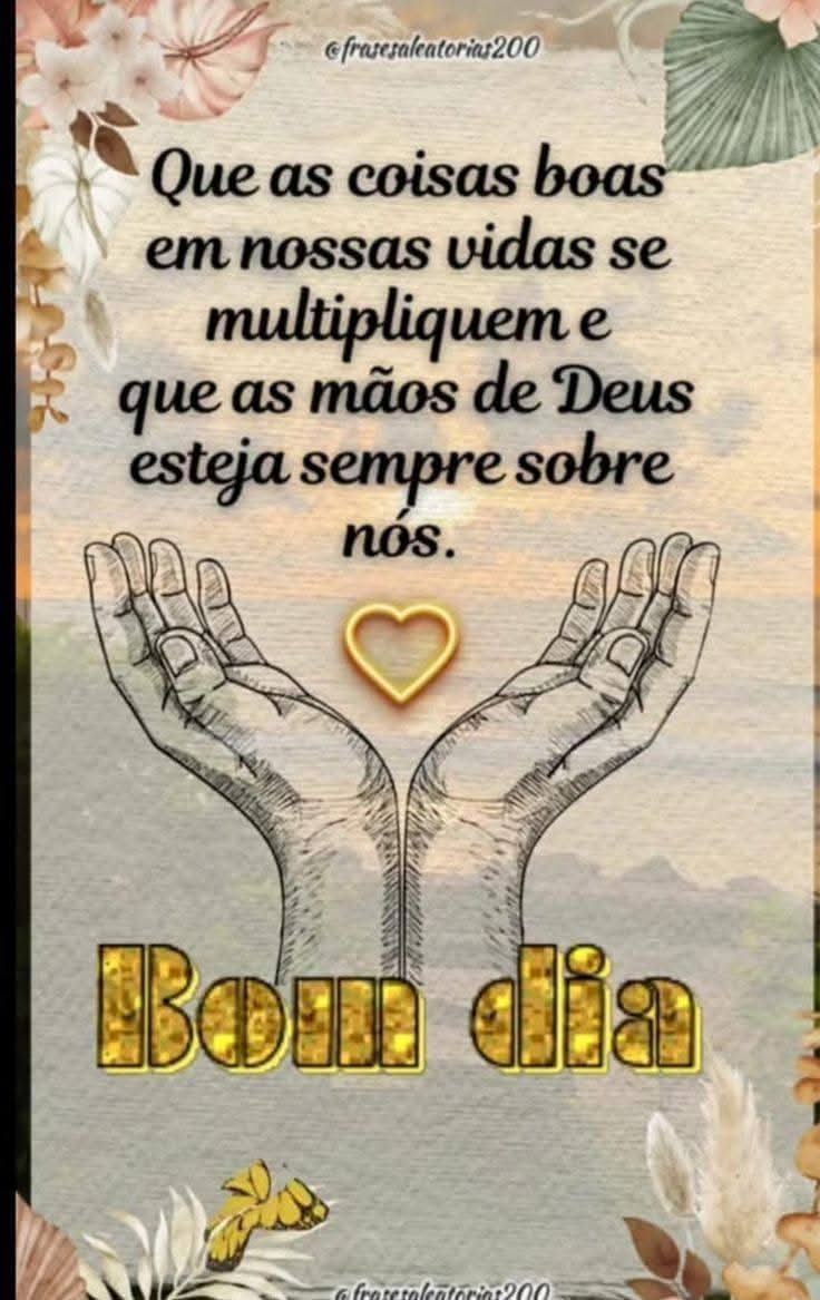 Uma ótima sexta-feira para TODOS.