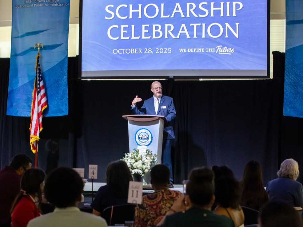 The Jack H. Brown College at CSUSB celebrated the power of philanthropy and student achievement at the annual Scholarship Celebration. The event brought together scholarship recipients and donors for a celebration.🏅
 Read More: bit.ly/4oNSBTA
#CoyotePride #Scholarships