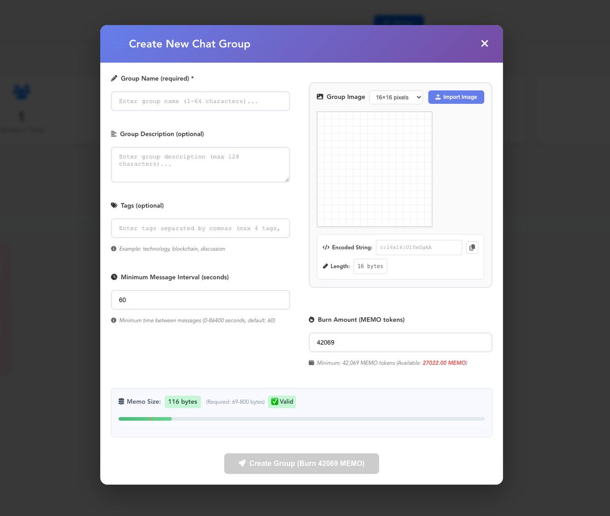xen_artist's tweet image. you can create your very own chat group in memo.rip on X1 mainnet.

#X1 #XEN #solXEN